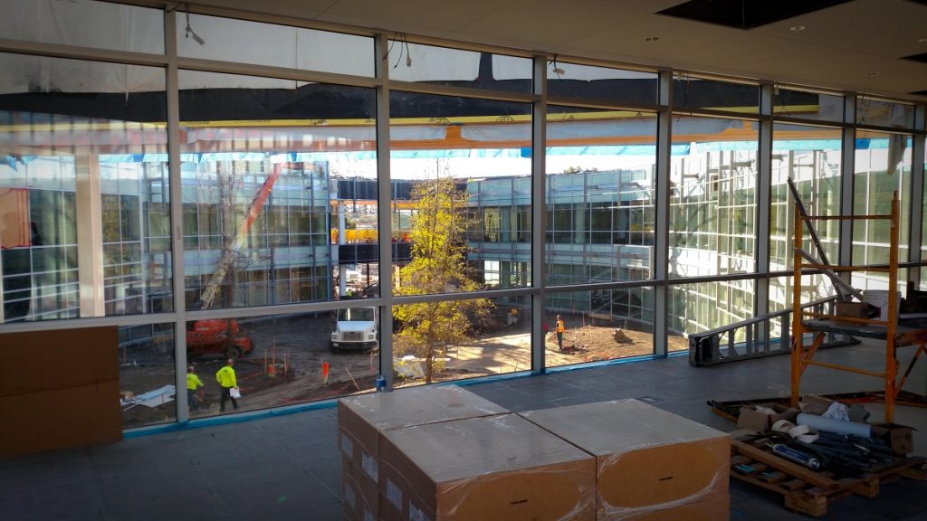 The American AgCredit headquarters during construction