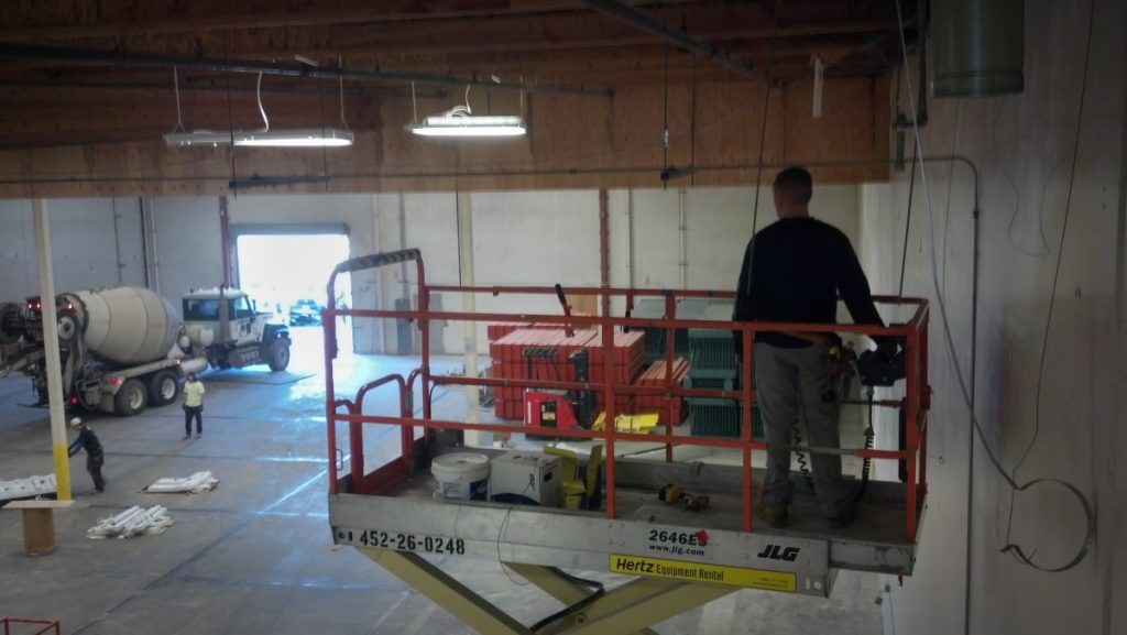 Intrusion and surveillance system installation at the Redwood Empire Food Bank