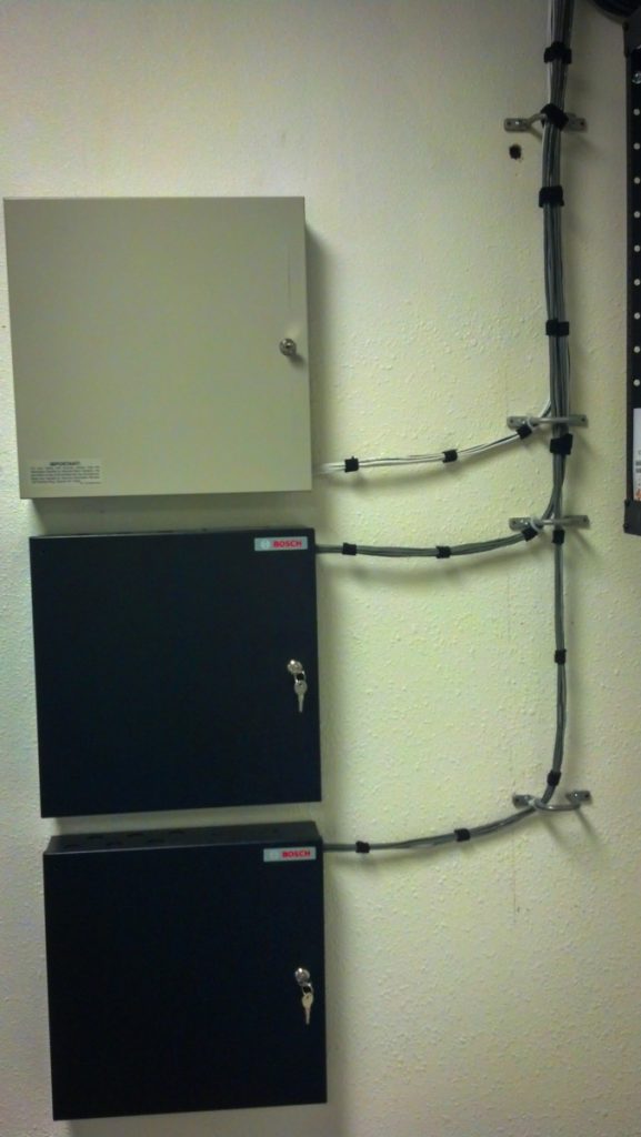 Surveillance camera installation at the Redwood Empire Food Bank